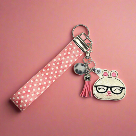 Needy Bunny Keychain and Wristlet