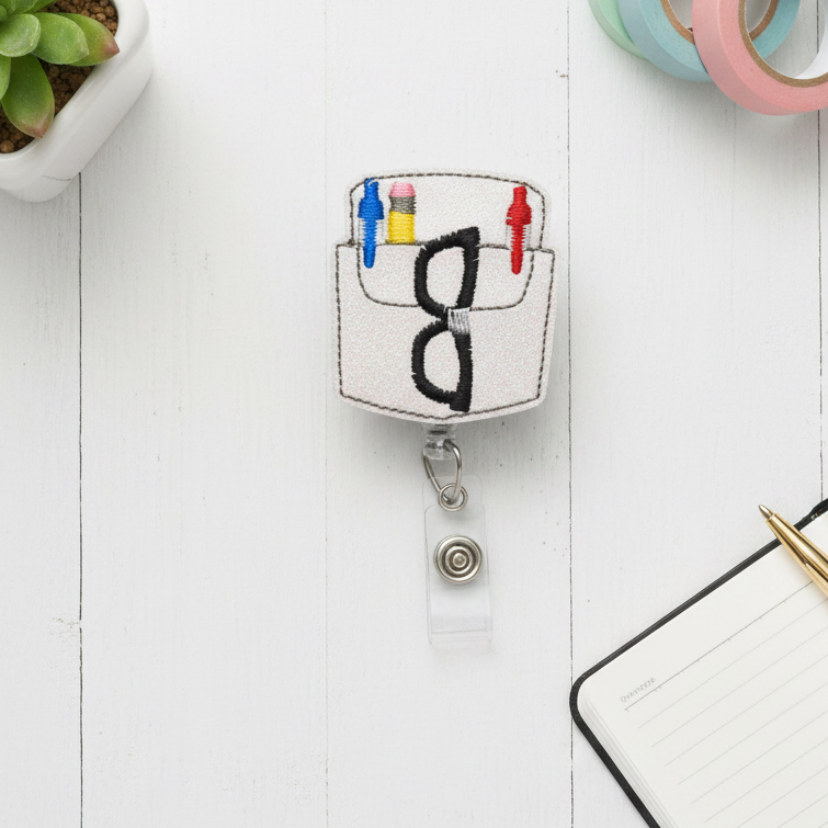 Pocket Protector Badge Reel