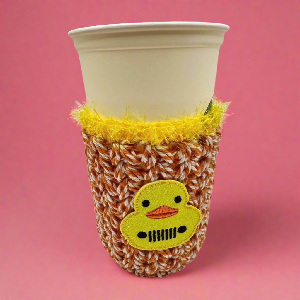 Duck cold drink cozy