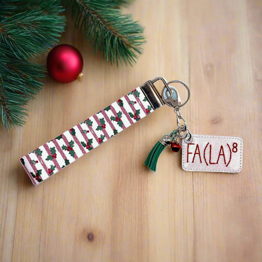 Fa (La)8 Keychain and Wristlet