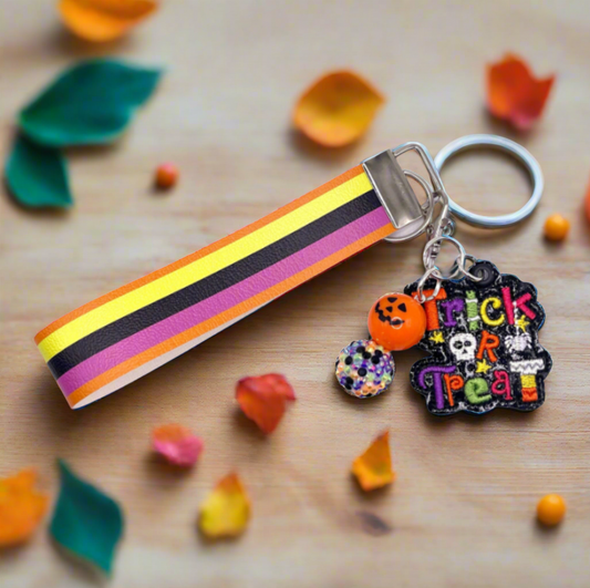 Trick or Treat Keychain and Wristlet
