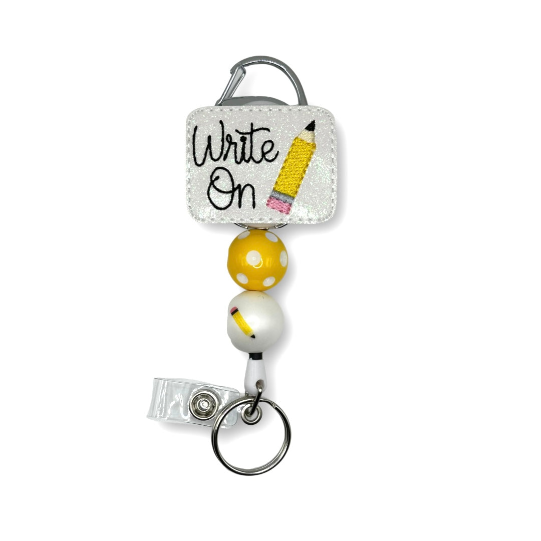 Write On Badge Reel