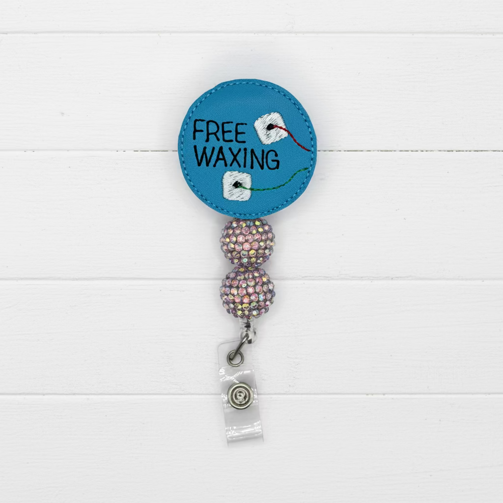 Free Waxing Badge Reel