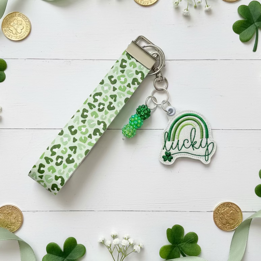 Lucky Rainbow Keychain and Wristlet