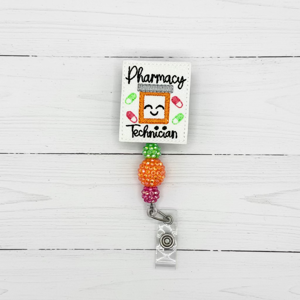 Pharmacy Technician Badge Reel