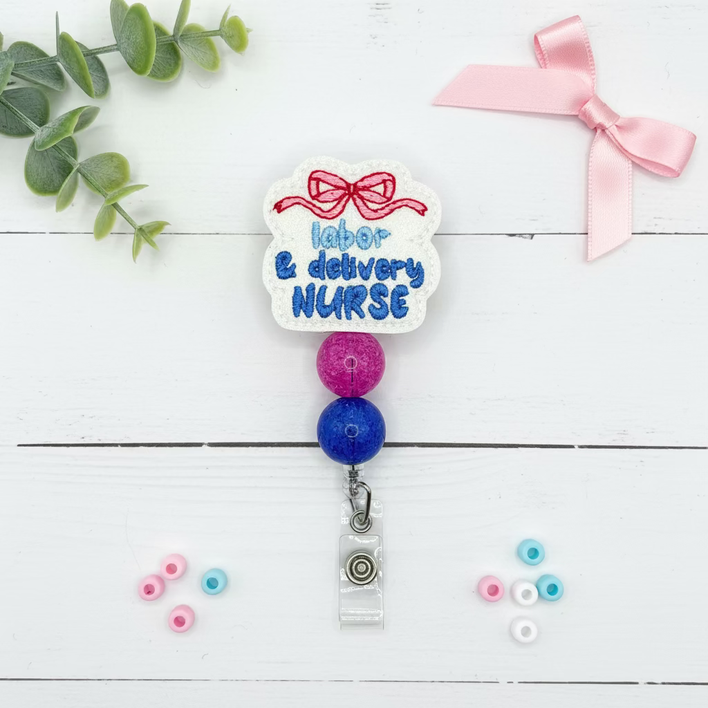 Labor and Delivery Nurse Badge Reel