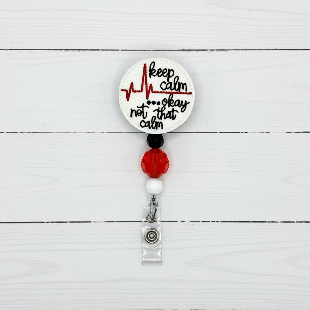 Keep Calm - Not That Calm Badge Reel