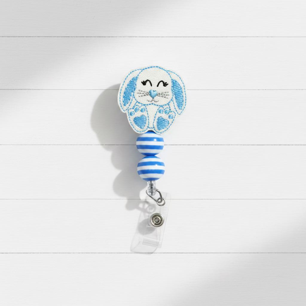 Floppy Ear Bunny Badge Reel