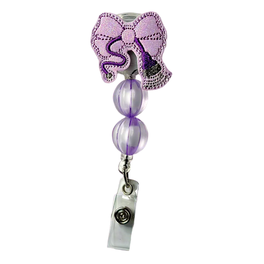 Bow Stethoscope Badge Reel