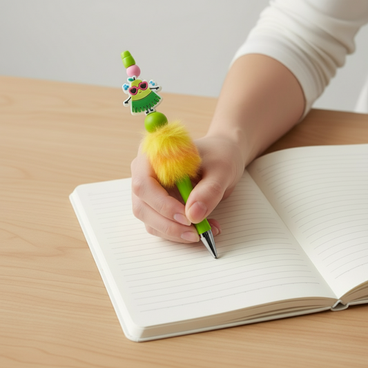 Hula Pear Beaded Pen