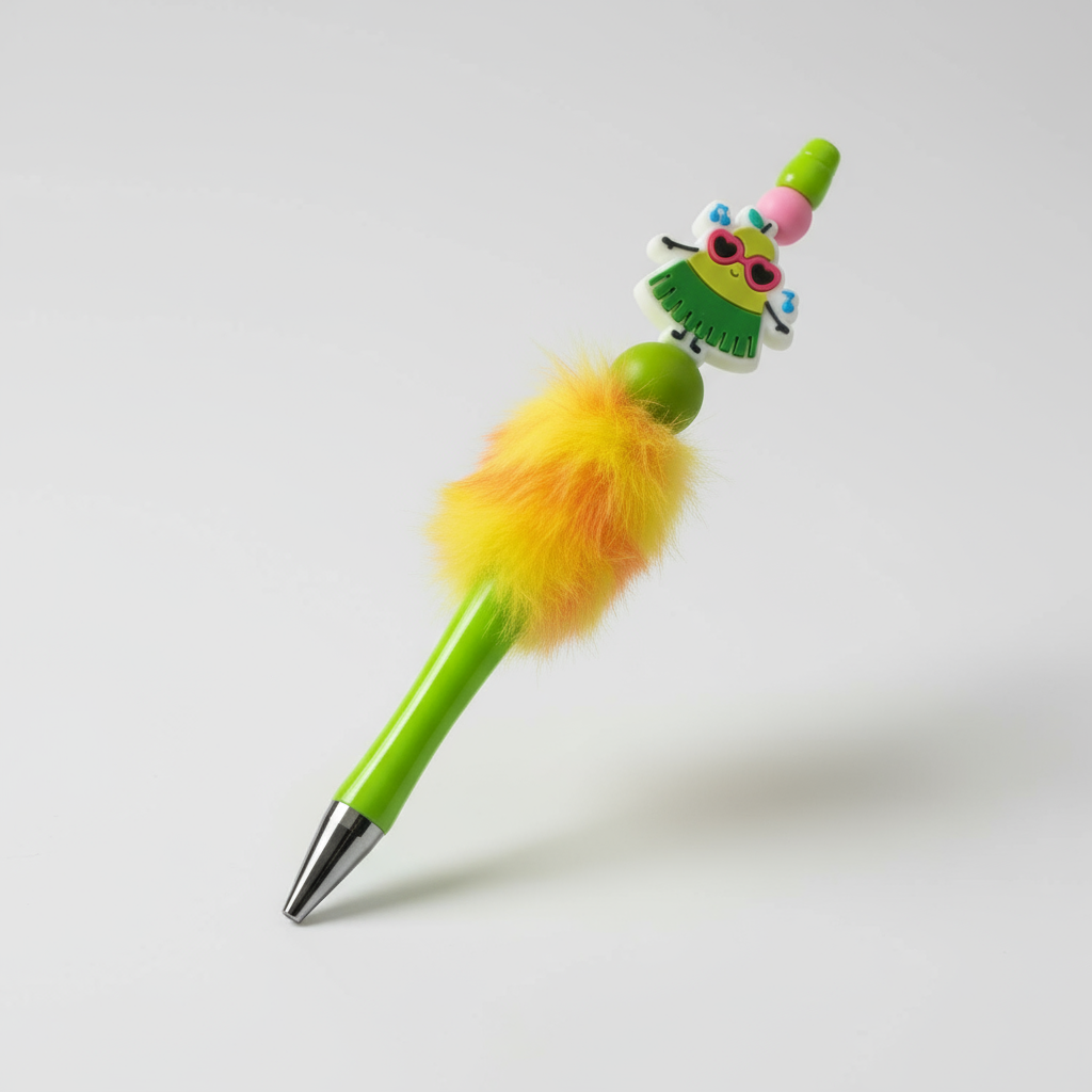 Hula Pear Beaded Pen