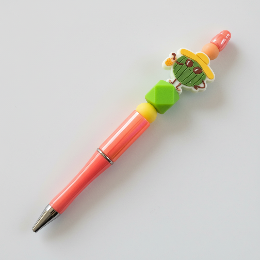Fancy Melon Beaded Pen