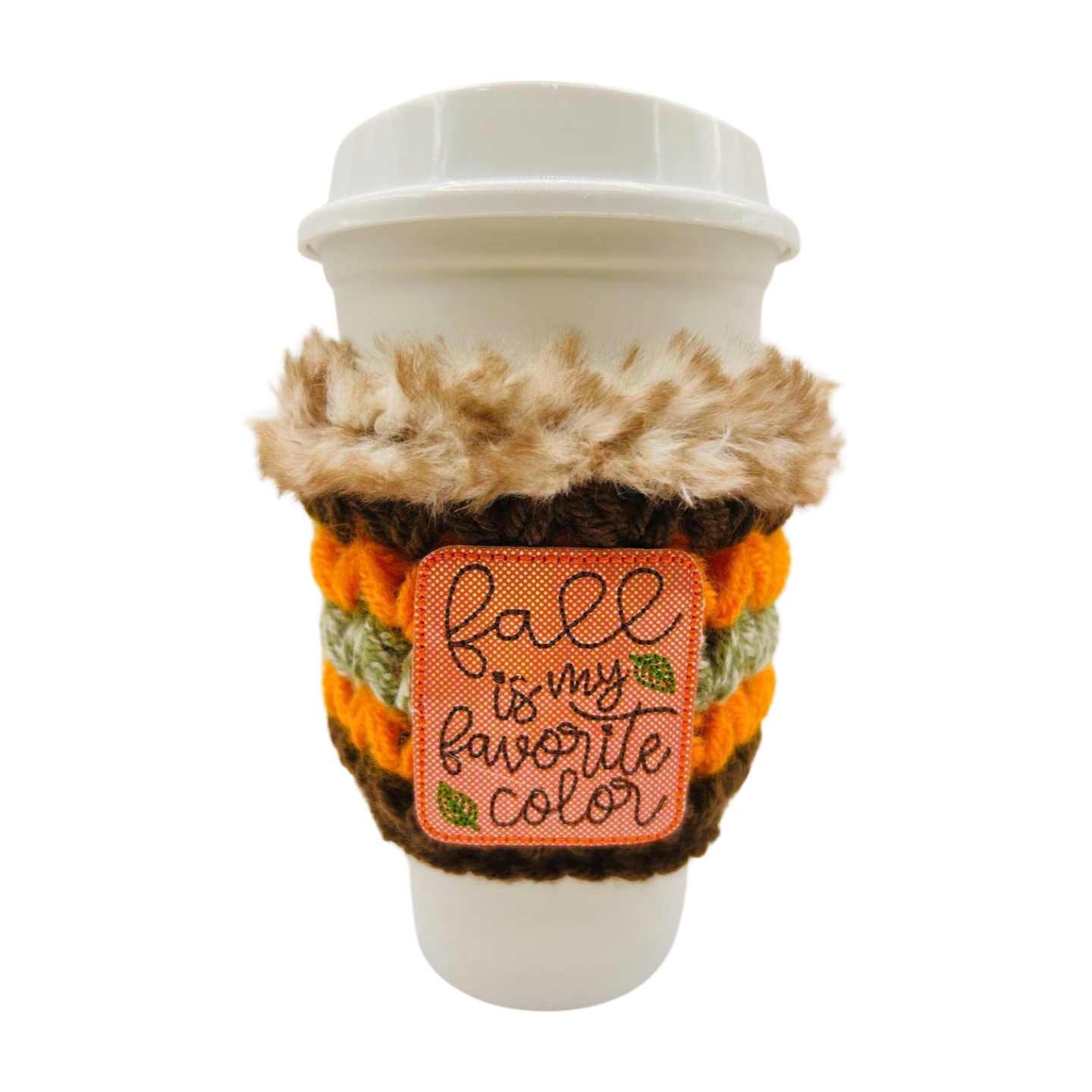 Fall is my favorite color coffee cozy