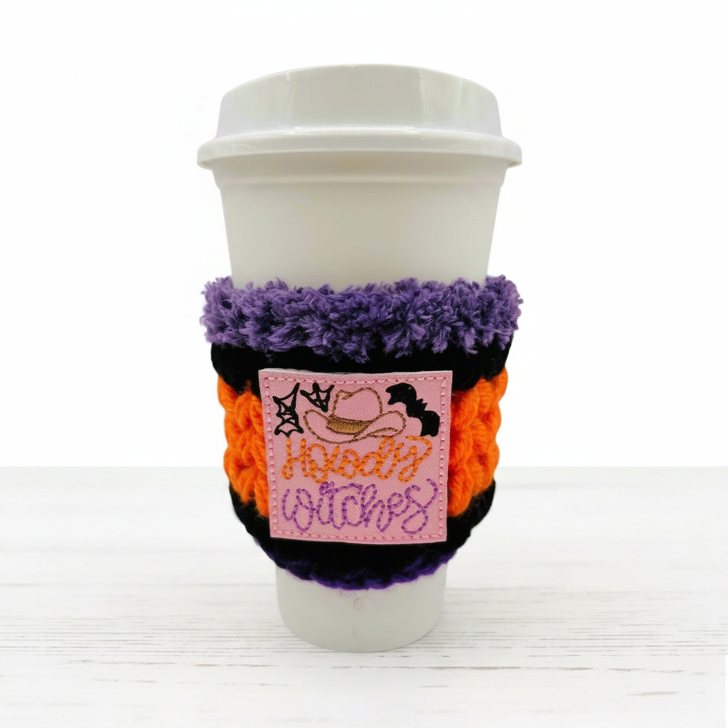 Howdy Witches Coffee Cozy