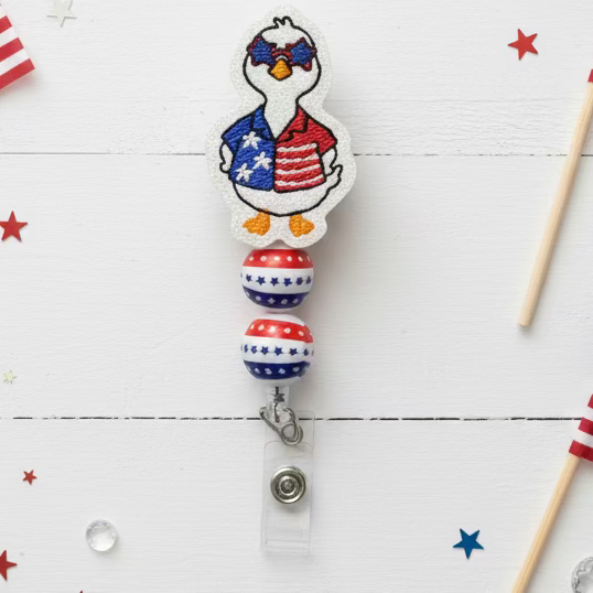 American Goose Badge Reel