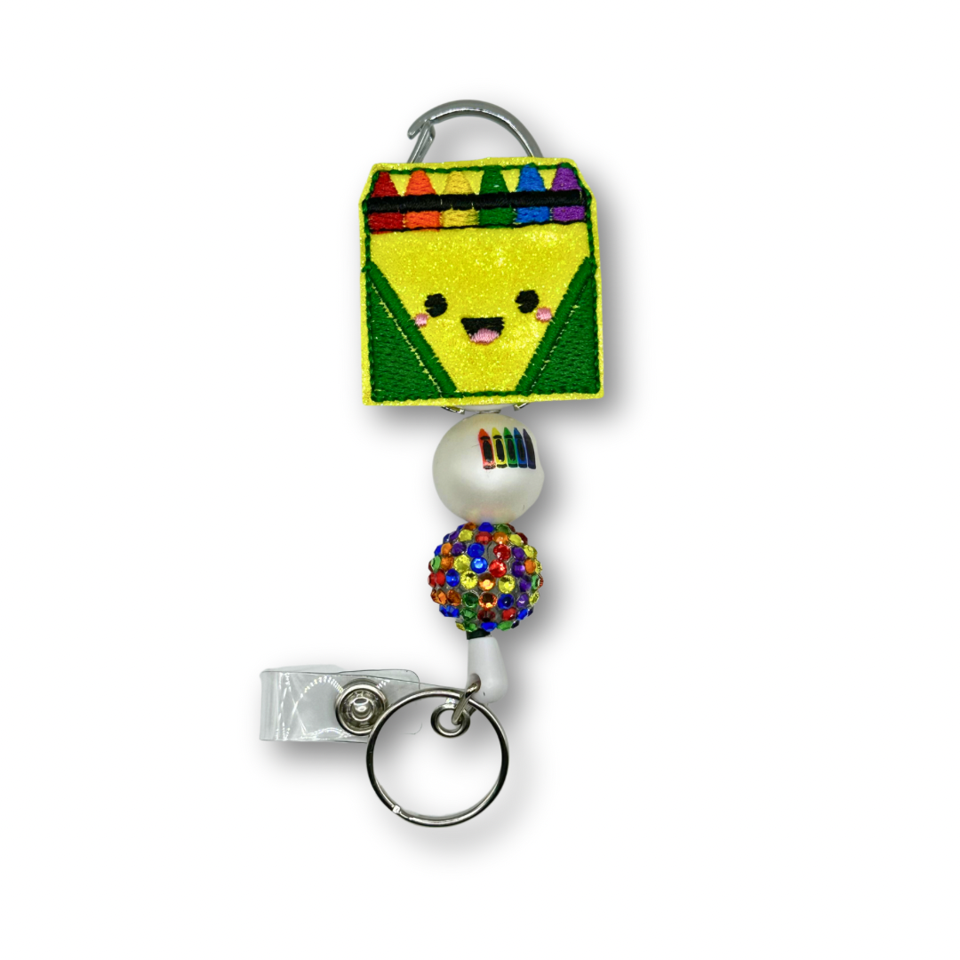 Crayon Box Badge Reel