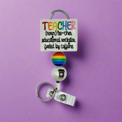 Teacher Definition Badge Reel