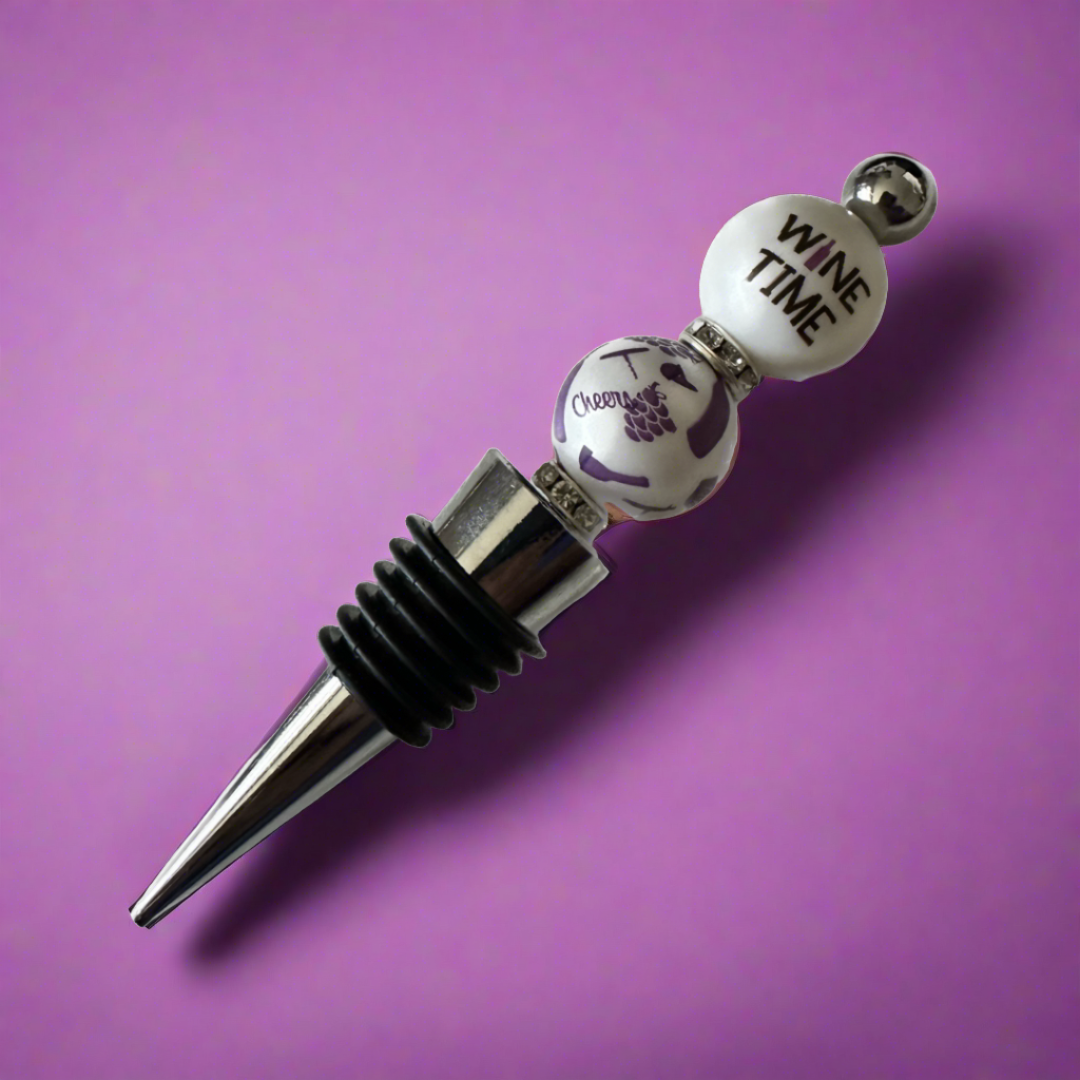 Wine Time Bottle Stopper