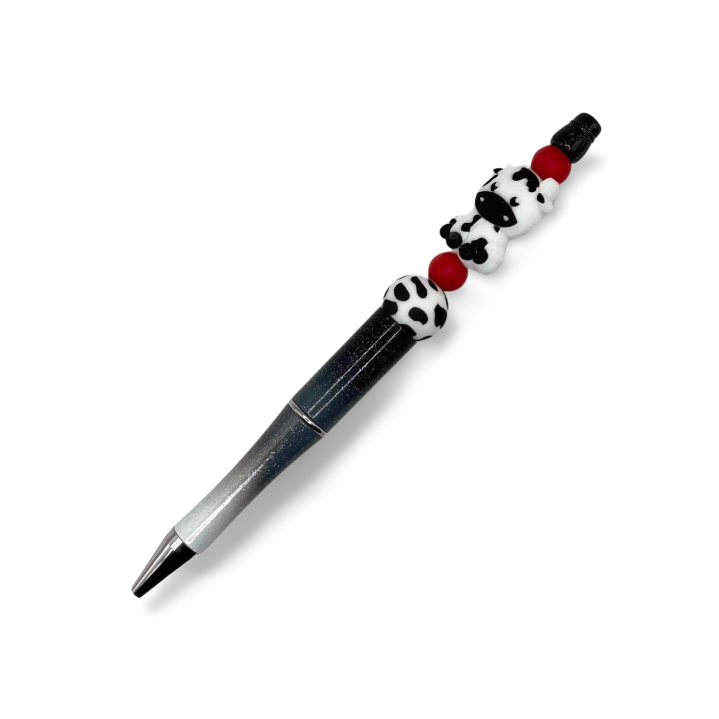 Cow Beaded Pen