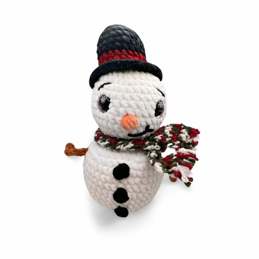Snowman with Top Hat Plushie
