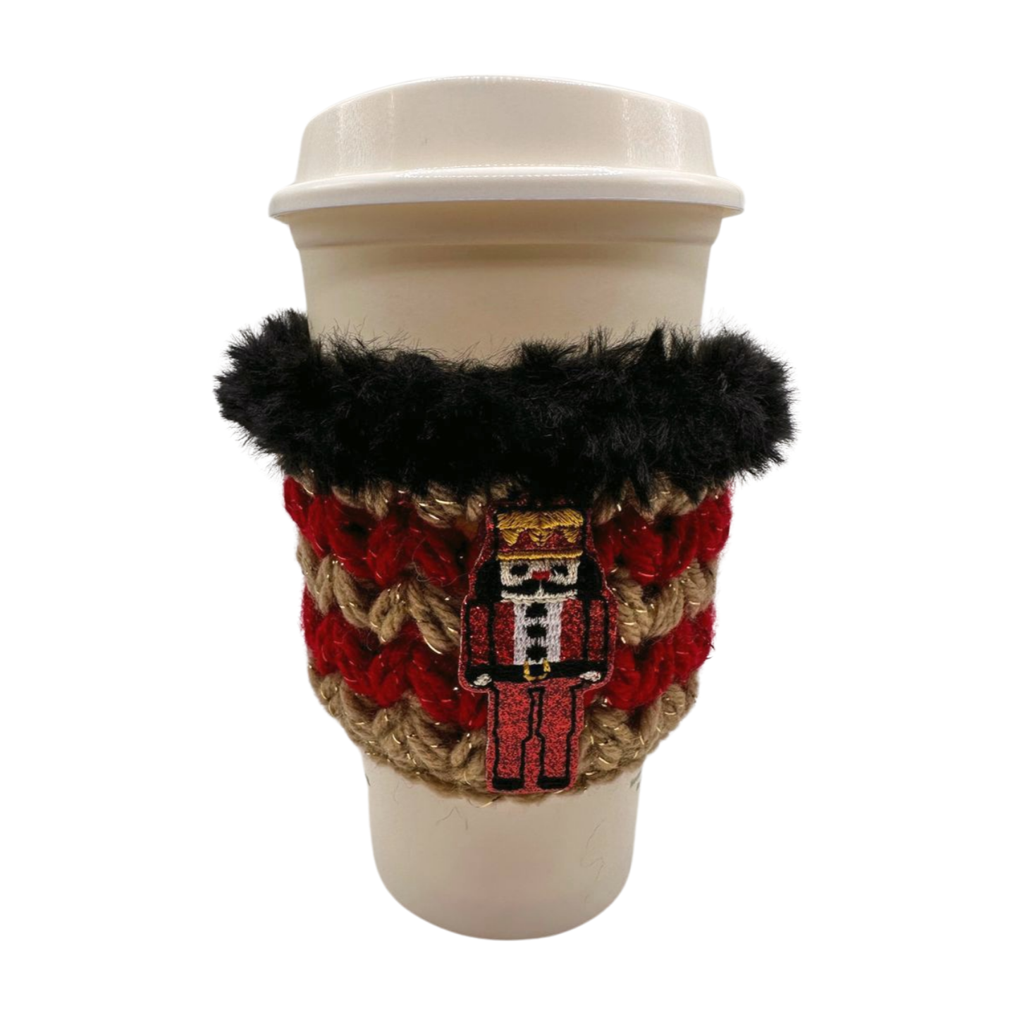 Nutcracker Coffee Cozy