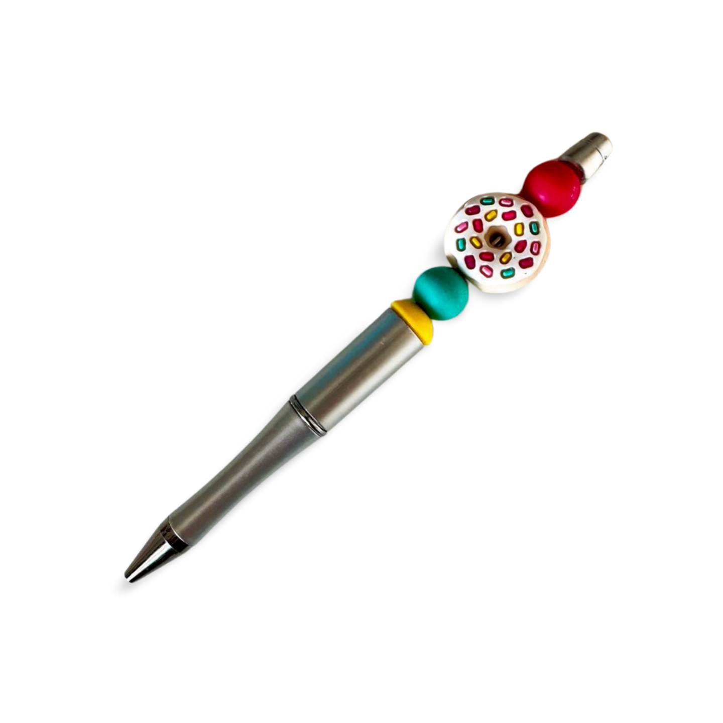 Sprinkled Donut Beaded Pen
