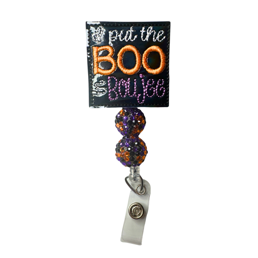 I put the Boo in Boujee Badge Reel