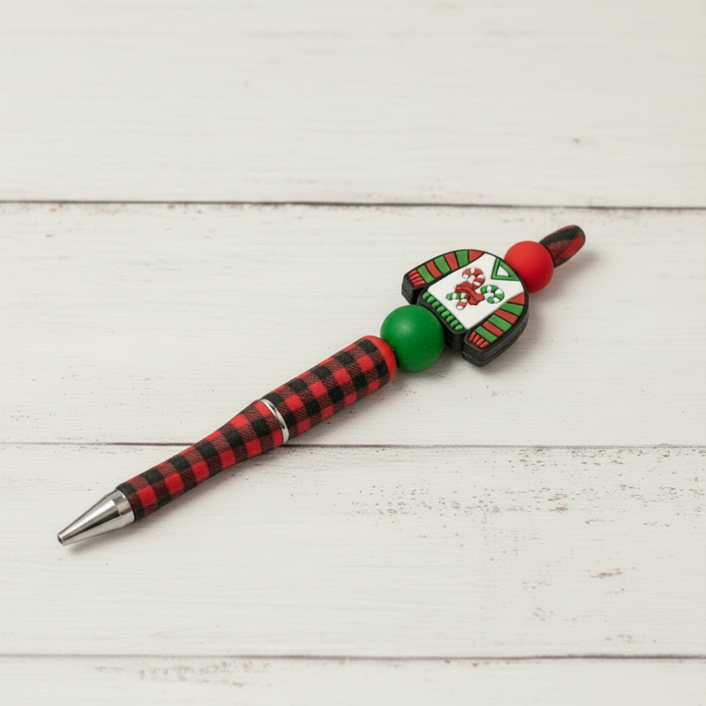 Ugly Christmas Sweater Beaded Pen