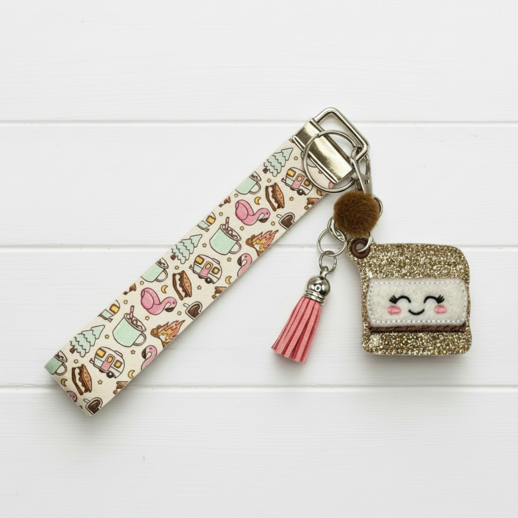 Smores Keychain and Wristlet