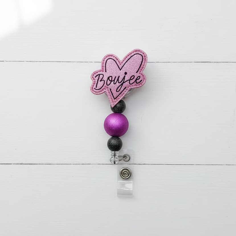 Boujee Badge Reel