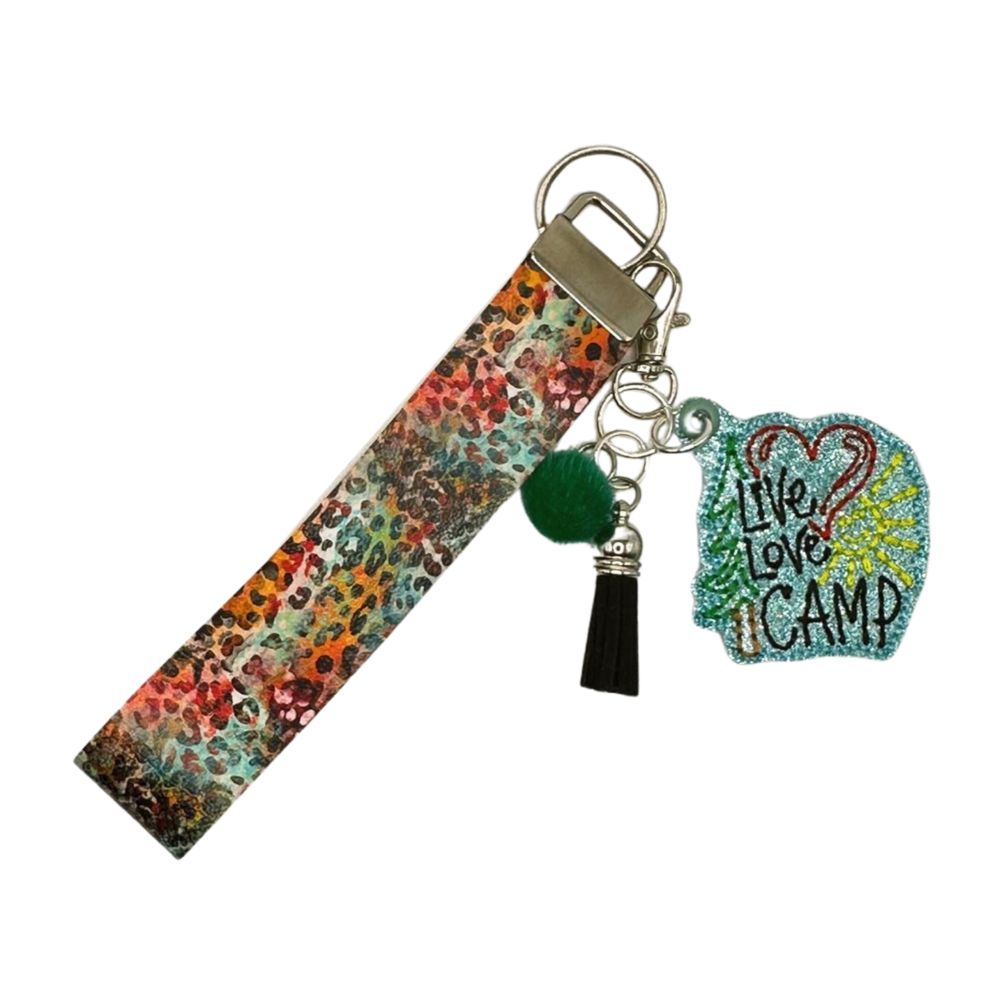 Live Love Camp Keychain and Wristlet