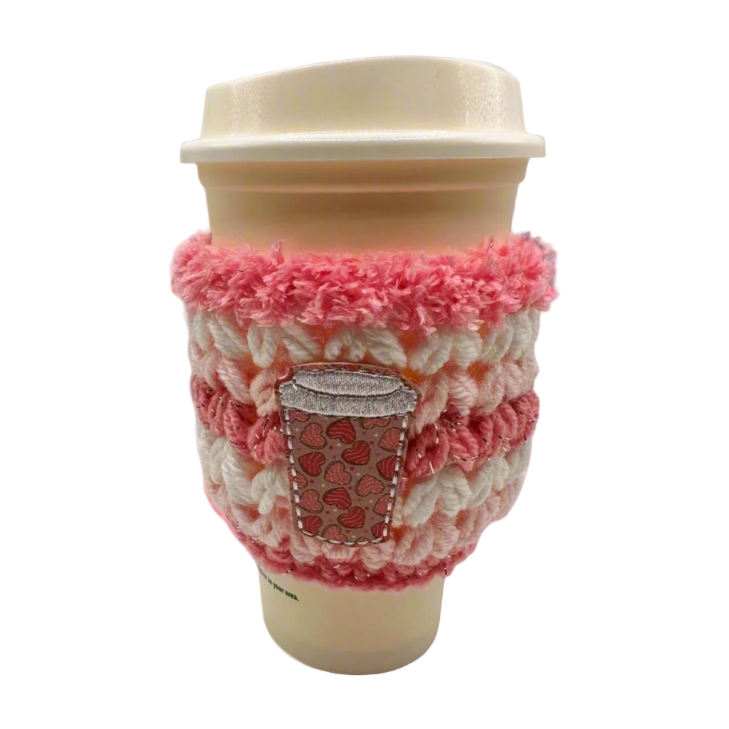 Heart Cup Coffee Cozy Sleeve