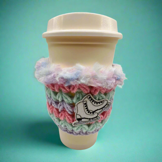 Ice Skate Coffee Cozy Sleeve