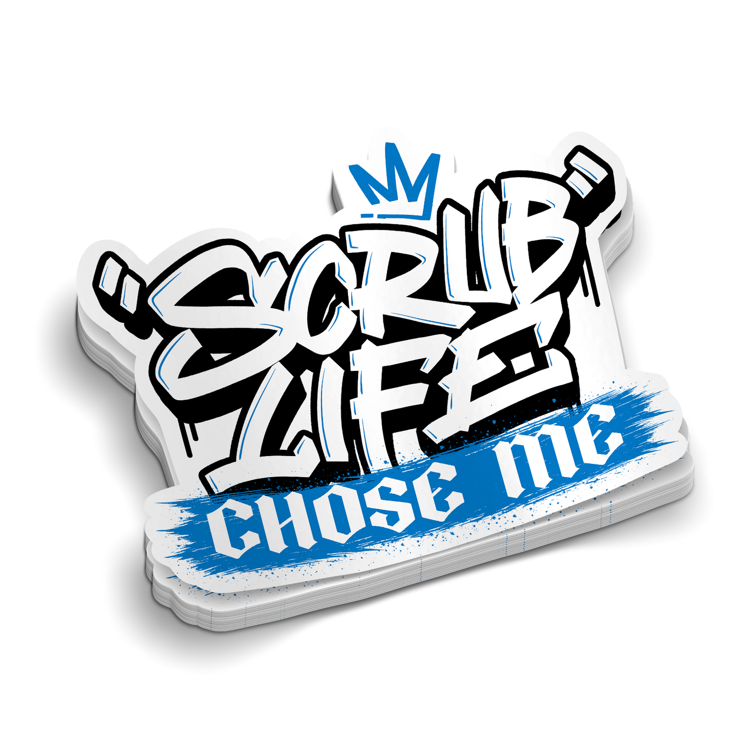 Scrub Life | Funny Nursing Sticker