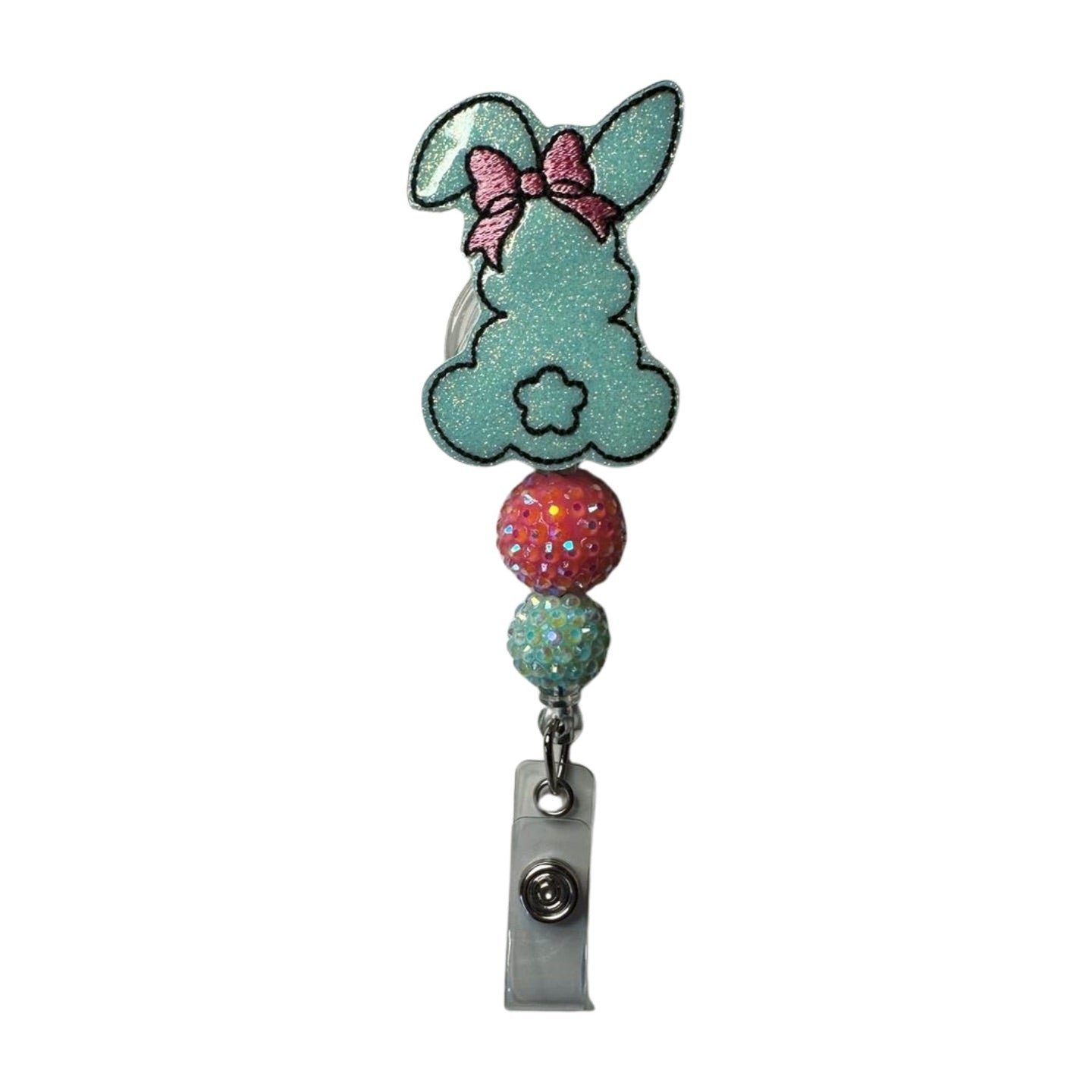 Bow Bunny Badge Reel