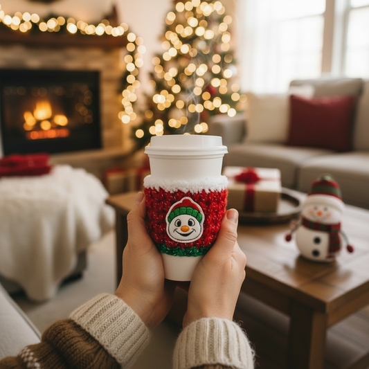 Beanie hat snowman holiday lifestyle image