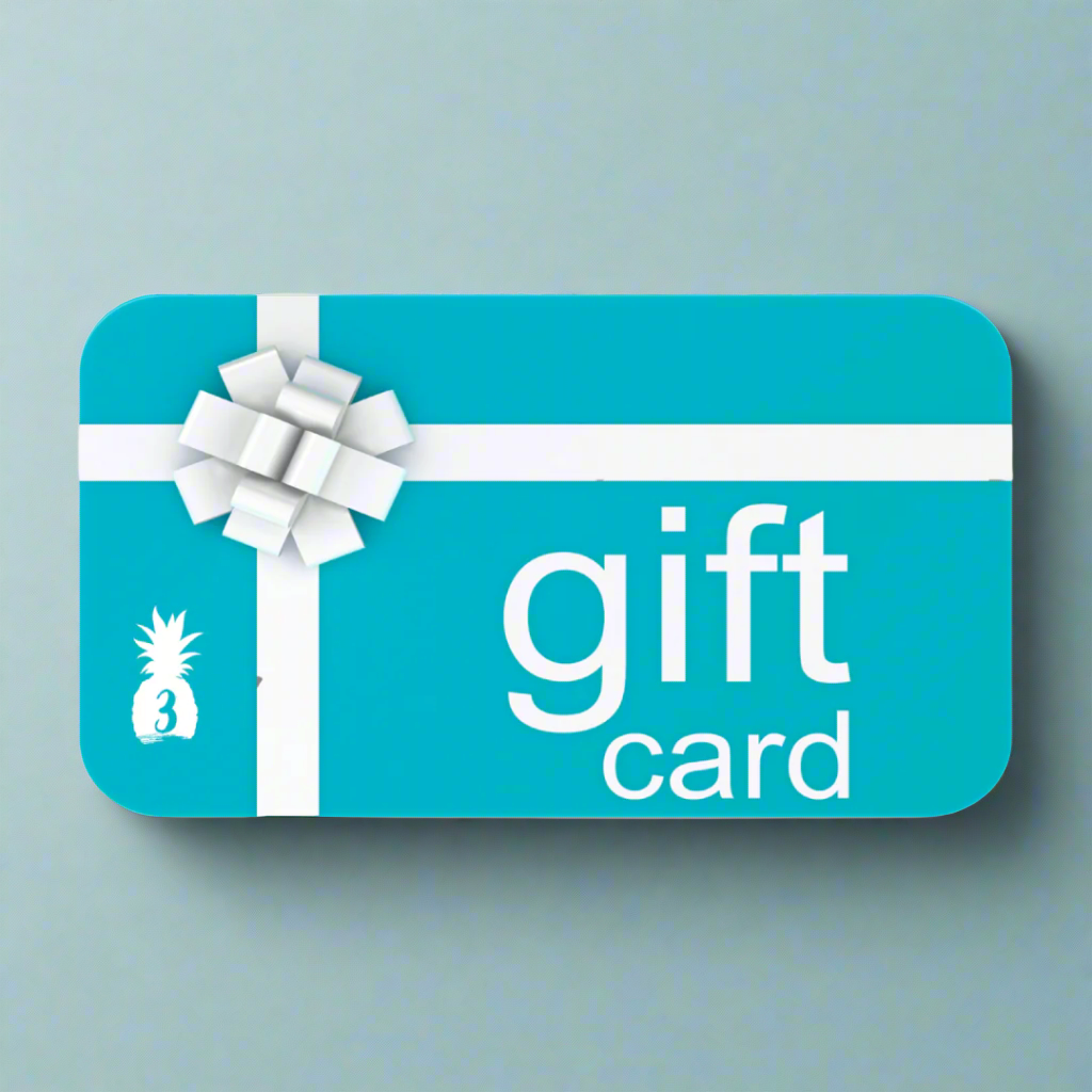 3 Blue Pineapples Gift Card