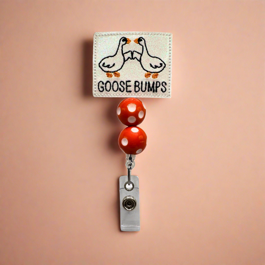 Goose Bumps Badge Reel