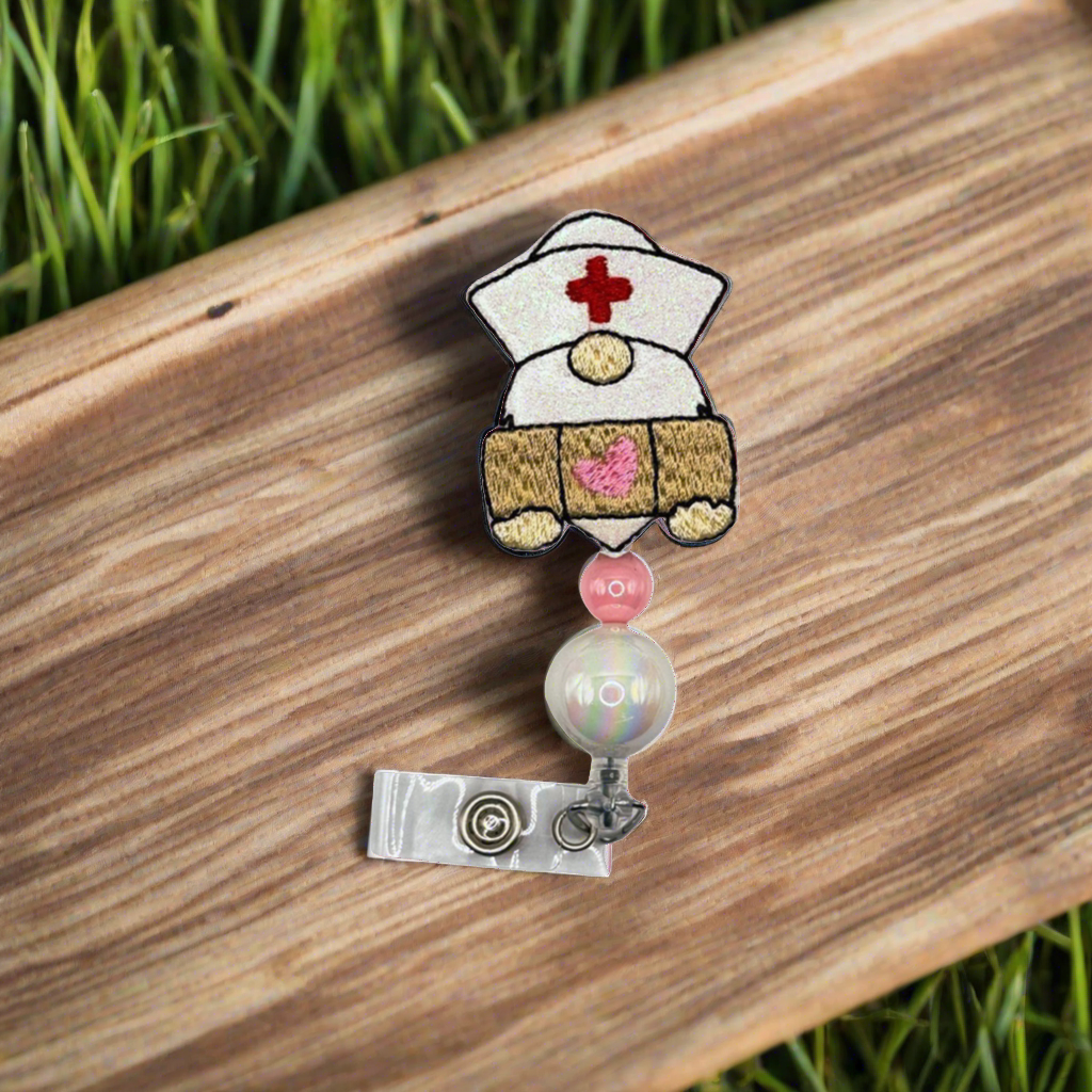 Bandaid Gnome Badge Reel