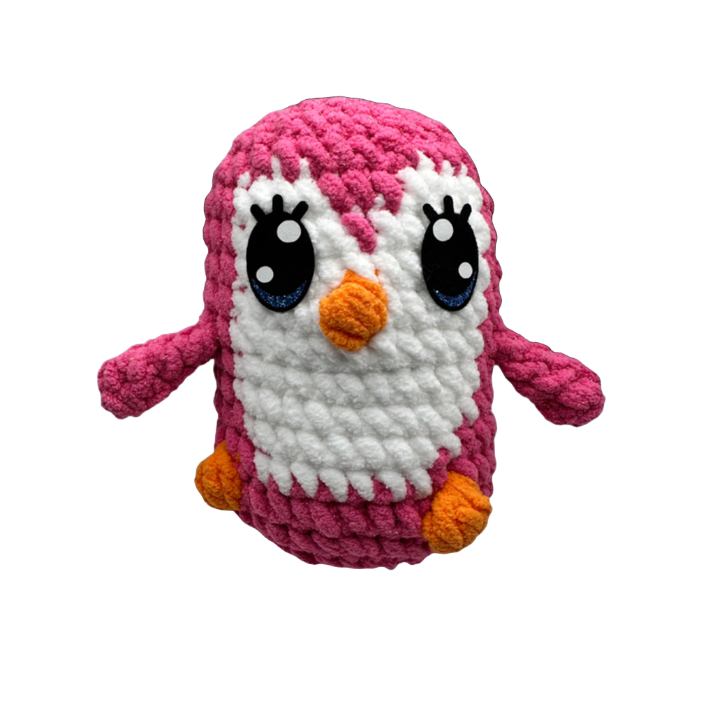 Pink Penguin Plushie