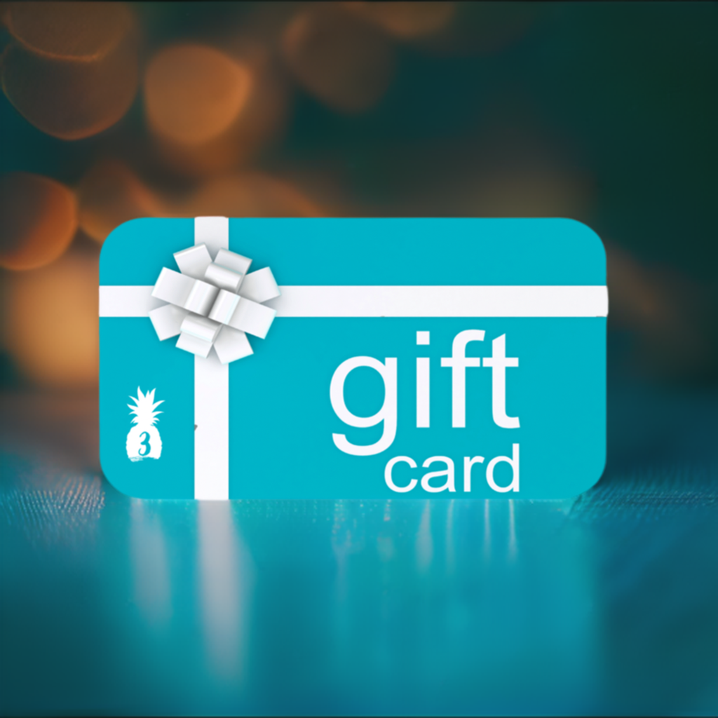 3 Blue Pineapples Gift Card
