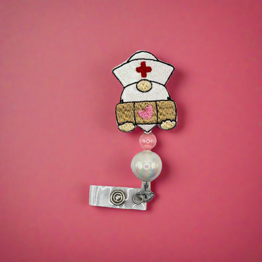 Bandaid Gnome Badge Reel