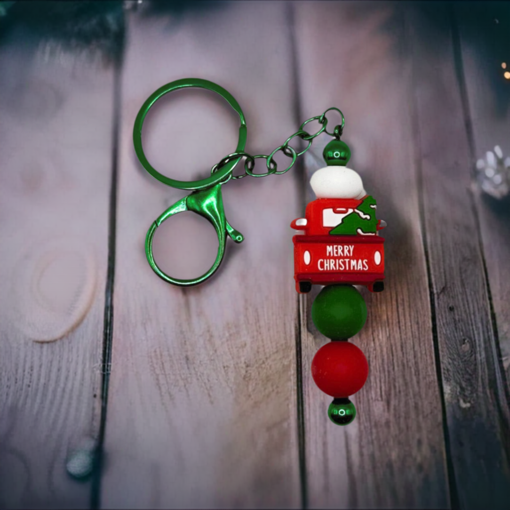 Red Truck Keychain