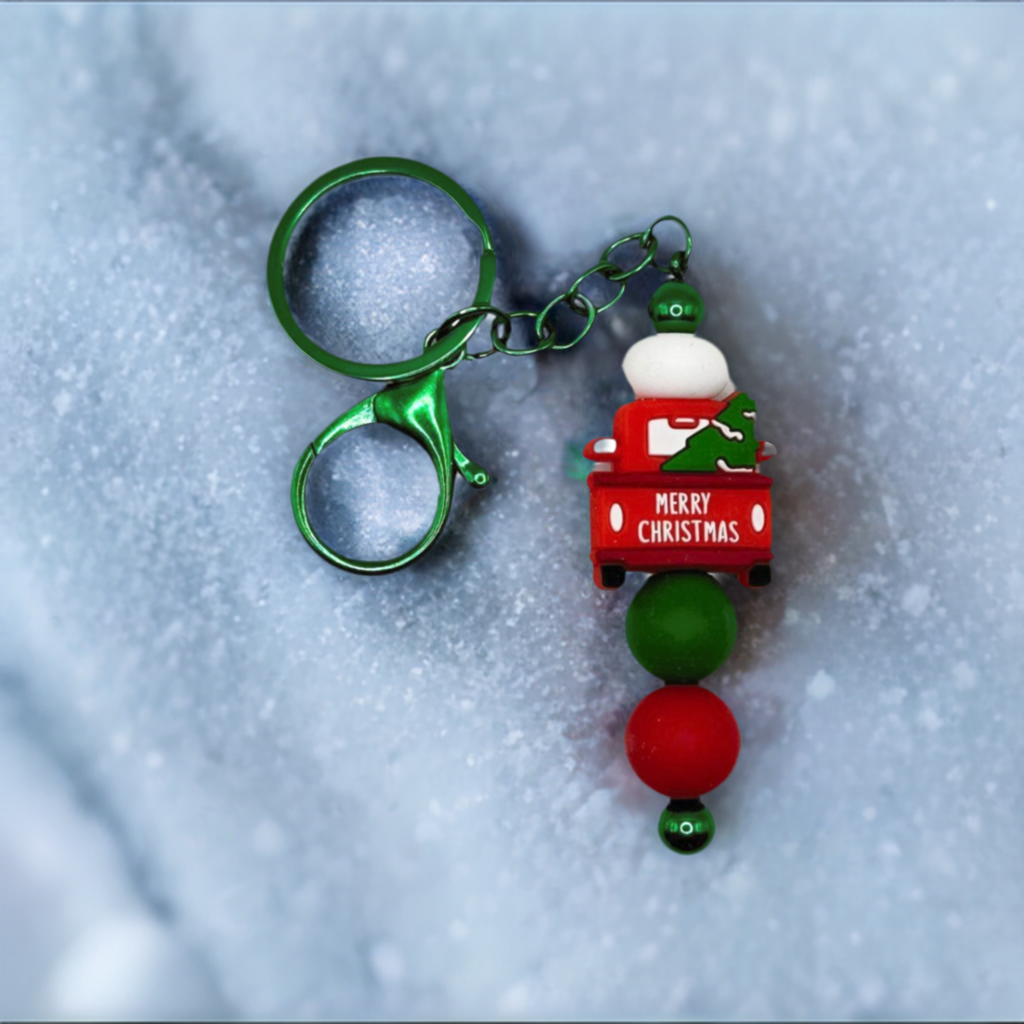 Red Truck Keychain