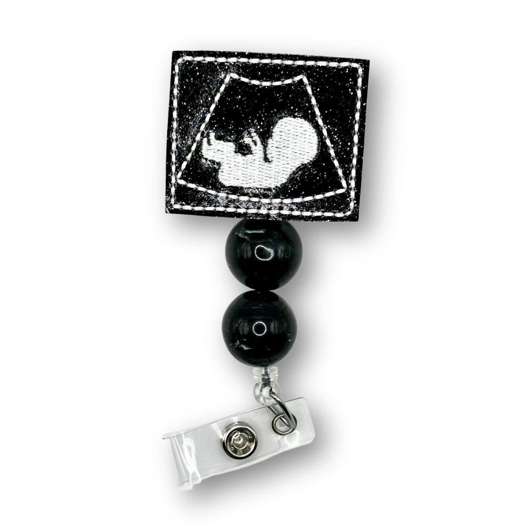 Ultra Sound Beaded Badge Reel