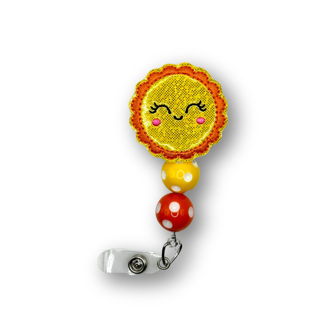 Smiling Sun Badge Reel