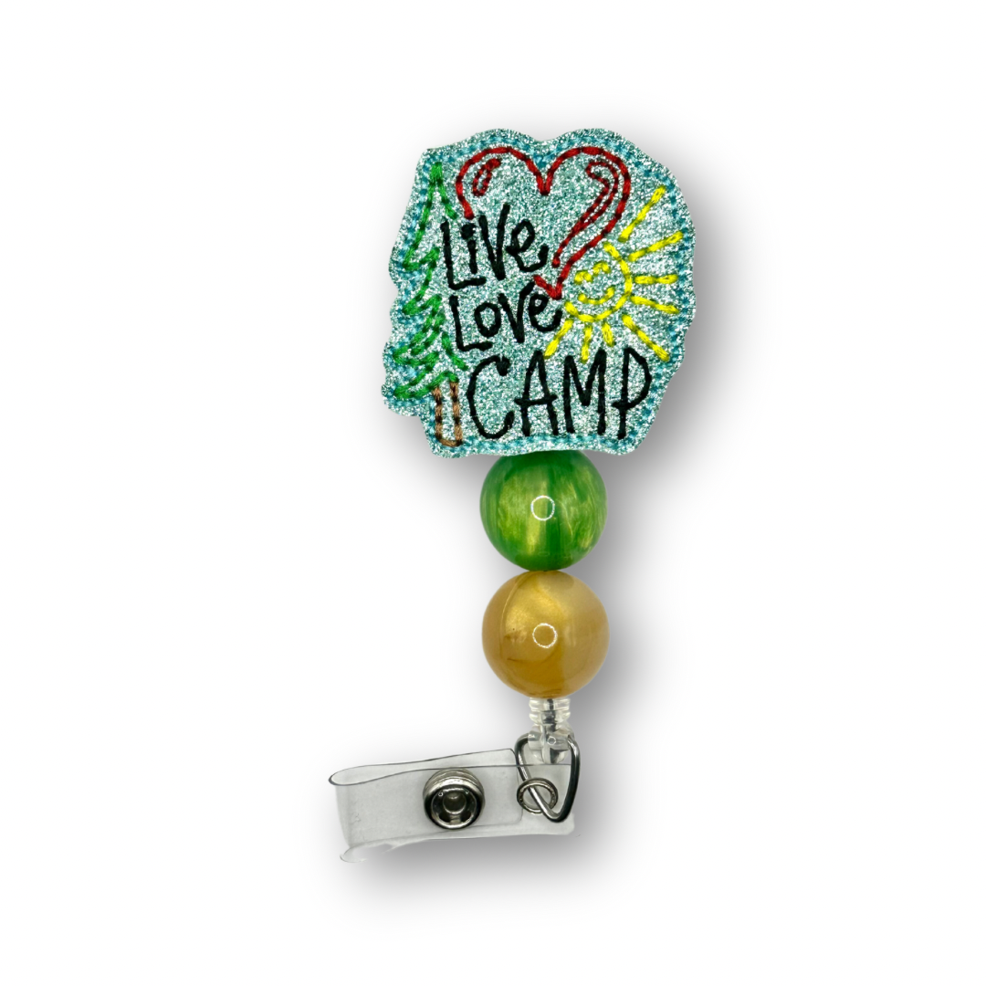 Live Love Camp Badge Reel