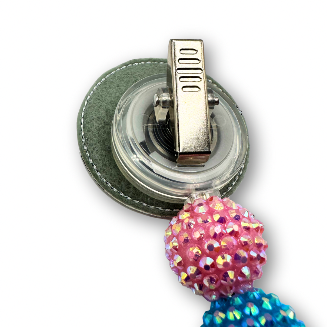 Baby Catcher Beaded Badge Reel