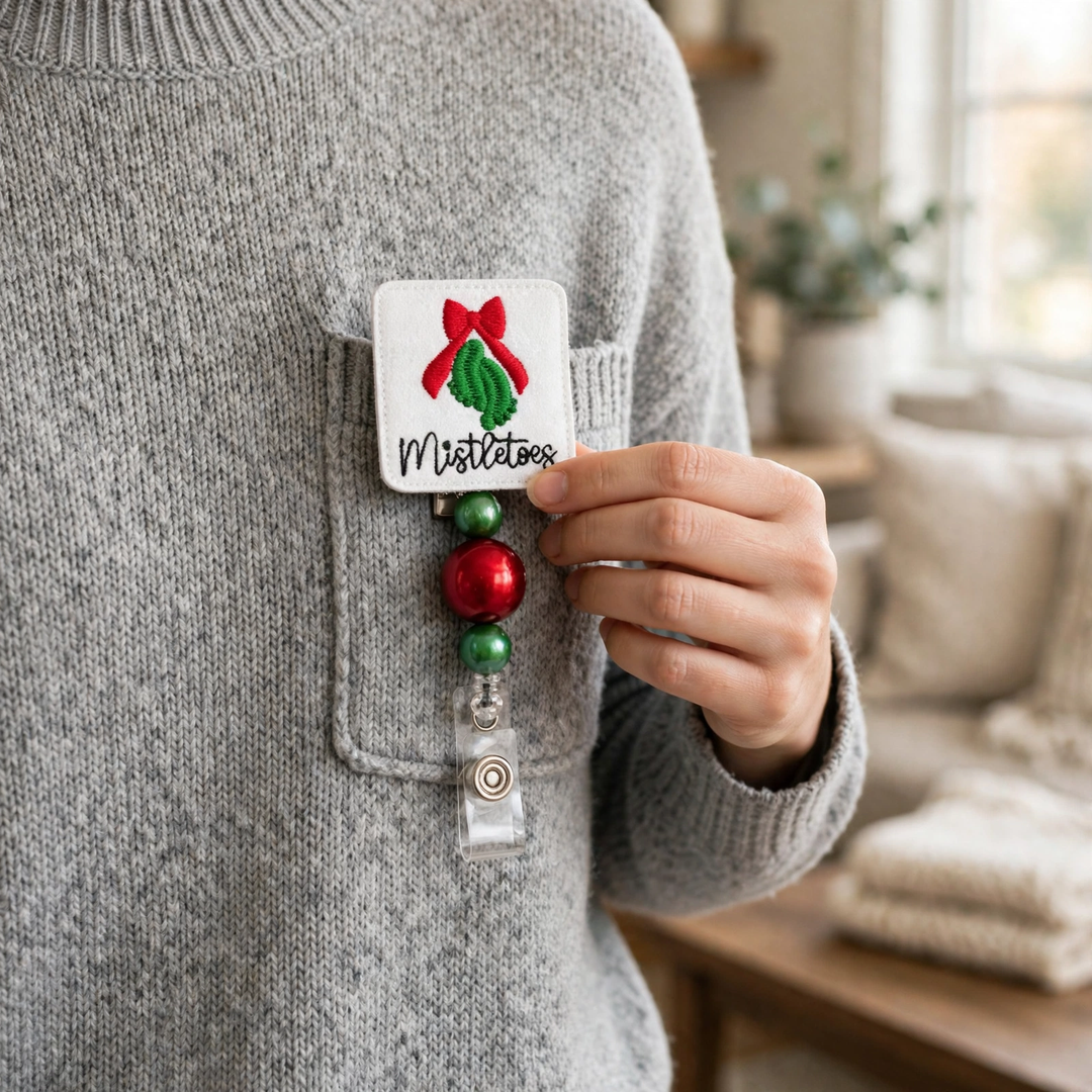 Mistletoes Badge Reel