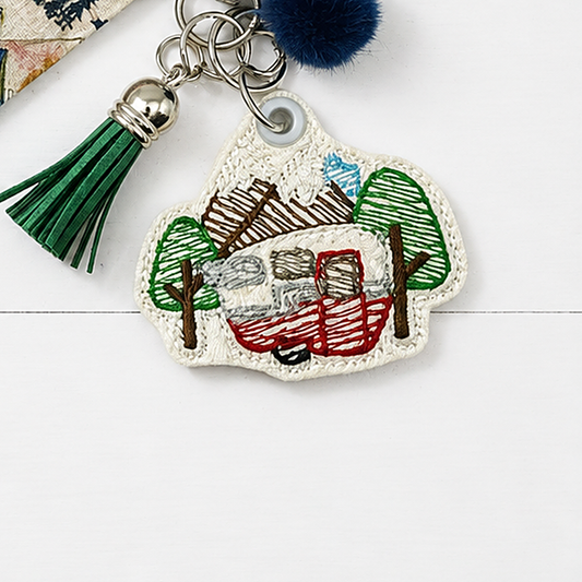 Mountain Camper Keychain and Wristlet